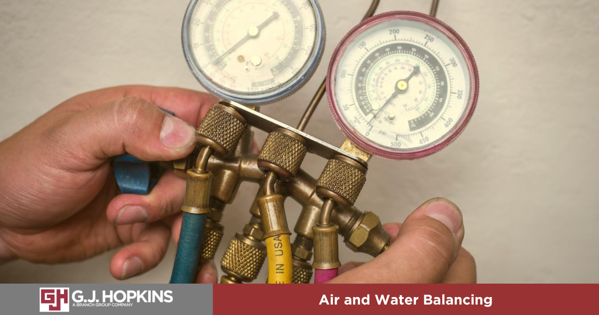 Is air and water balancing on your HVAC maintenance checklist